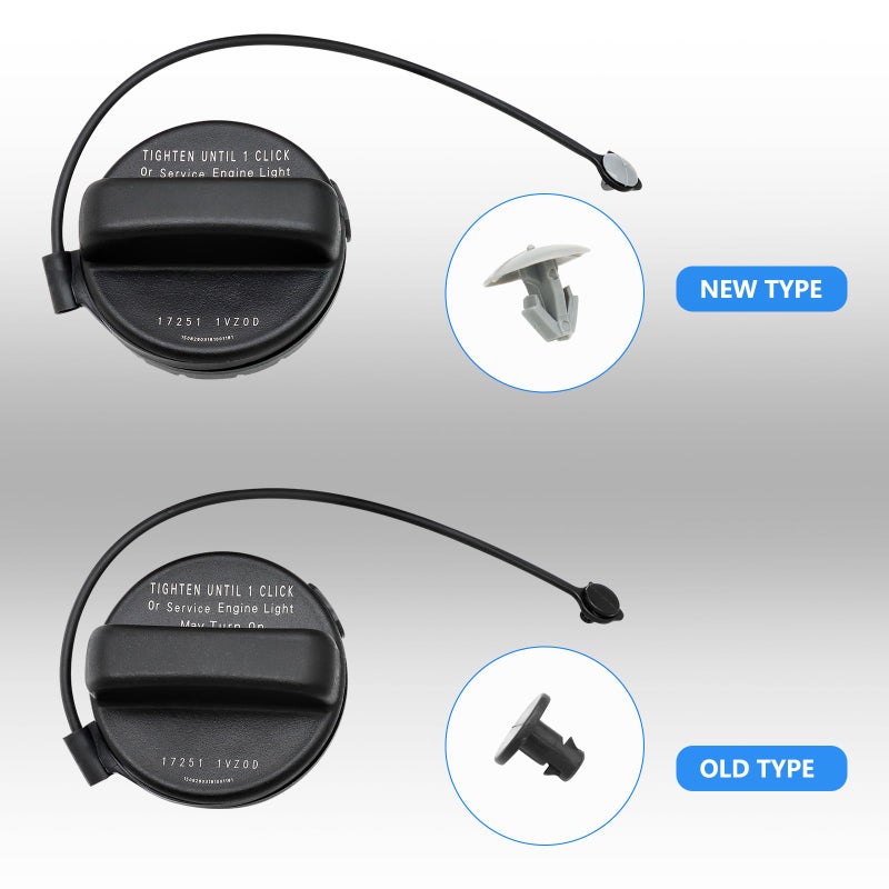 YITHSWAY Gas Cap Fuel Cap Replaces 17251-3JA0A 2 pcs for Nissan 2011-2020 Frontier 2012-2020 Versa 2014-2019 Versa Note 2013-2018 Altima 2013-2020 Pathfinder 2015-2020 Murano  Infiniti 2013 JX35 2014-2020 QX60 - Image 5